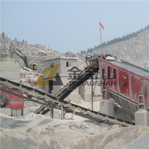 山東濟南時產500噸石灰石生產線現場